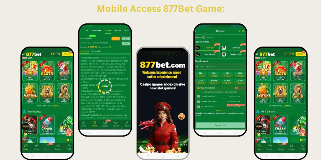 Mobile Access 877Bet Game:
